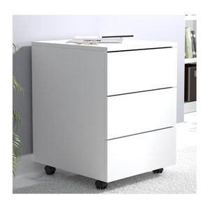 VCM my office Dalosa Rollcontainer weiß 3 Auszüge 39,0 x 45,0 x 55,0 cm