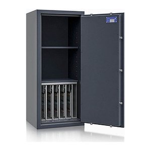 ISS safe4key Schlüsseltresor grau mit 280 Haken, Doppelbartschloss, 50,0 x 42,0 x 115,0 cm, 1 St.