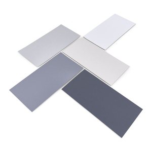 magnetoplan Moderationskarten Grey farbsortiert 20,0 x 10,0  cm, 250 St.