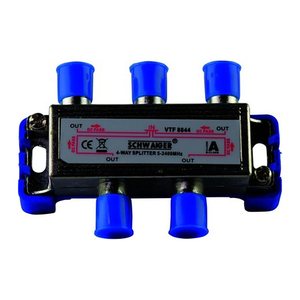 Schwaiger Breitband-Verteiler 4-fach 9db