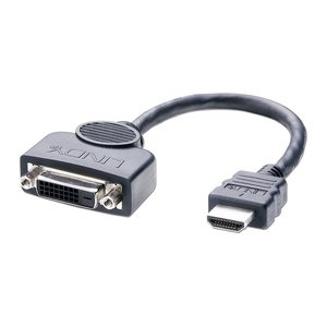 LINDY HDMI an DVI-D Buchse Adapterkabel 0.2m