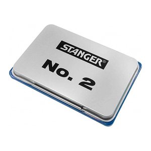 STANGER Stempelkissen No 2 blau 108,0 x 70,0 mm, 1 St.