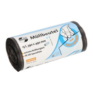 DEISS Müllbeutel UNIVERSAL PLUS® 15,0 l grau 6 µm, 50 St.
