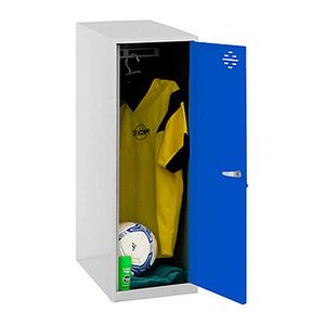 Simonrack Spind SIMONLOCKER DISM SINGLE blau, grau 8425437065125, 1 Schließfach 30,0 x 50,0 x 91,5 cm