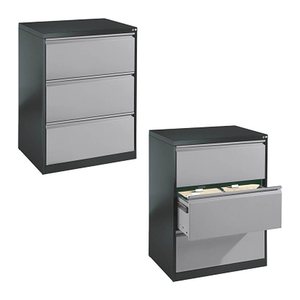CP C 2000 Acurado Hängeregistraturschrank grau, dunkelgrau 3 Schubladen 78,7 x 59,0 x 104,5 cm, 1 St.