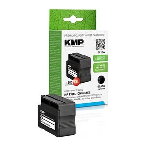 KMP H104 schwarz Druckerpatrone kompatibel zu HP 932XL (CN053AE)