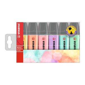 STABILO BOSS ORIGINAL Textmarker farbsortiert, 6 St.