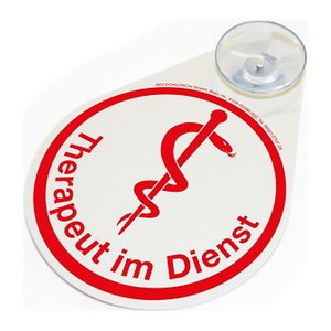 BOI Hinweisschild "Therapeut im Dienst" Tropfen 8,0 x 11,0 cm, 1 St.