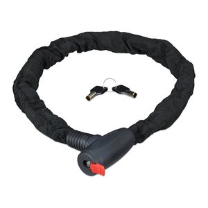 relaxdays Fahrradschloss SECURE schwarz 100,0 cm, 1 St.