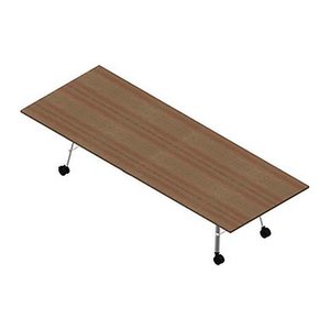 Quadrifoglio Konferenztisch SERENITY nussbaum rechteckig, A-Gestell weiß, 320,0 x 120,0 x 75,0 cm