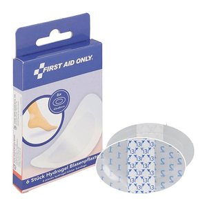 FIRST AID ONLY® Blasenpflaster P-10070 transparent 6,8 x 4,3 cm, 6 St.