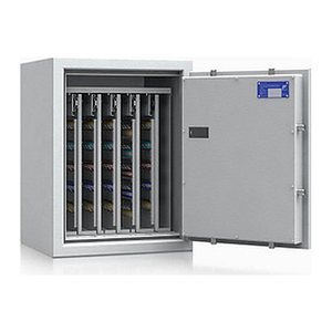 ISS safe4key Schlüsseltresor lichtgrau mit 440 Haken, Elektronikschloss, 50,0 x 42,0 x 65,0 cm, 1 St.