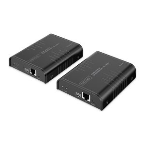 DIGITUS Extender Set HDMI KVM 4K/60Hz schwarz