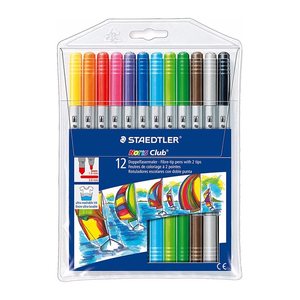 STAEDTLER Noris® 320 Filzstifte farbsortiert, 12 St.