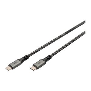 DIGITUS Anschlusskabel USB4.0/C -> C 20Gbit/s 3m schwarz