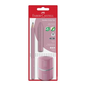 FABER-CASTELL GRIP Bleistift-Set B rose shadow, 1 Set