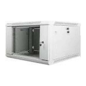 LANBERG 19" 6U 600x600 Wandgehäuse Glastür V2 (FlatPack) gr