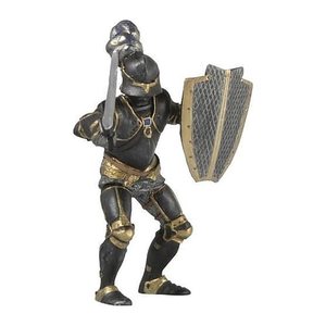 papo Fantasy/Mittelalter 39275 Ritter mit schwarzer Rüstung Spielfigur