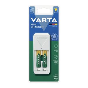 VARTA Mini Charger Akku-Schnellladegerät inkl. Akkus