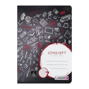 LANDRE Schulheft A5 16 Blatt 80 g/qm Lineatur 7