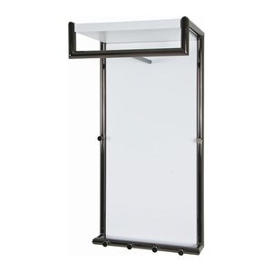 HAKU Möbel Wandgarderobe 13347 weiß Metall 6 Haken 40,0 x 80,0 cm, 1 St.