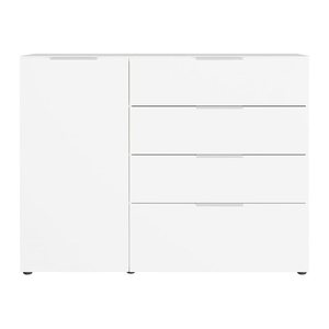 GERMANIA Sideboard Oakland, 3697-84 weiß 134,0 x 42,0 x 102,0 cm, 1 St.