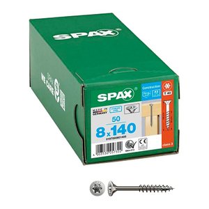 SPAX® Universalschrauben T40 Senkkopf Edelstahl A2 0197000801405 8 mm x 140 mm, 50 St.