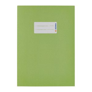 HERMA Heftumschlag glatt grasgrün Papier DIN A5, 1 St.