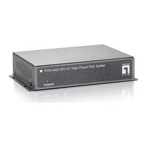 LevelOne PoE High-Power Splitter RJ45 100Mbps 15W schwarz