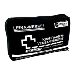 LEINA-WERKE Erste-Hilfe-Tasche KFZ Compact DIN 13164 schwarz
