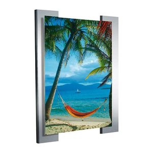 Kerkmann Plakathalter Look alu DIN A4 26,6 x 2,0 x 35,4 cm, 3 St.