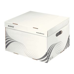 LEITZ Archivcontainer easyboxx weiß 43,3 x 36,4 x 26,3 cm, 15 Pack