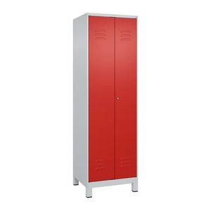 CP Putzmittelschrank Classic Plus 080110-00 S10017 lichtgrau, verkehrsrot 4 Fachböden 60,0 x 50,0 x 195,0 cm, aufgebaut, 1 St.
