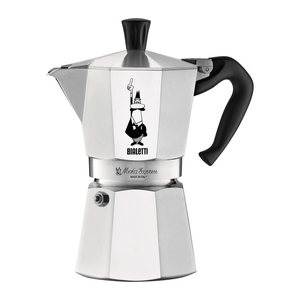 BIALETTI Moka Express 6 Espressokocher silber, 6 Tassen