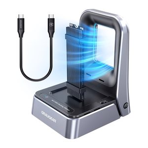 GRAUGEAR externe Docking M.2 NVMe/NGFF SSD mit Lüfter 20Gbit
