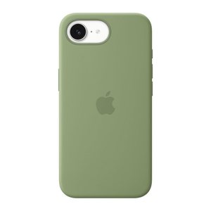 Apple Silikon Case mit MagSafe Handyhülle für Apple iPhone 17e hellmoosgrün