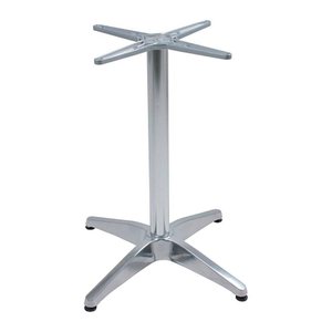 Garden Pleasure BRENTA Tischgestell für Bistrotisch silber 66,0 x 66,0 x 70,0 cm, 1 St.