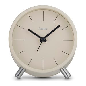 hama Funkwecker Flores beige Kunststoff 12,0 cm, Ø 11,0 cm