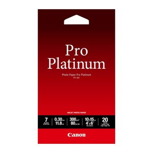Canon Fotopapier PT-101 10,0 x 15,0 cm glänzend 300 g/qm 20 Blatt
