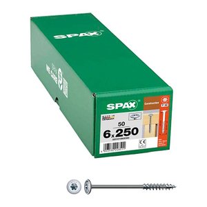SPAX® Holzbauschrauben T30 Tellerkopf WIROX 0251010602505 6 mm x 250 mm, 50 St.