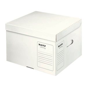LEITZ Archivcontainer Infinity M weiß 35,0 x 32,0 x 26,5 cm, 10 St.