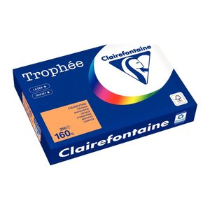 Clairefontaine Kopierpapier Trophée mandarin DIN A4 160 g/qm 250 Blatt