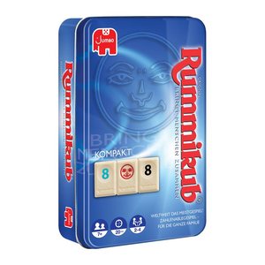 Jumbo Rummikub in Metalldose Geschicklichkeitsspiel, 1 St.