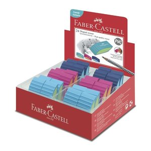 FABER-CASTELL Radierer BICOLOR farbig sortiert 2020