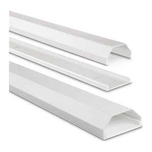 hama eckig Alu Kabelkanal 110,0 cm weiß