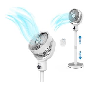 INCA Standventilator +Akku, BLDC-Motor,5 Stufen, LED weiss