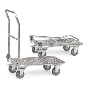 fetra Transportwagen klappbar Alu 1134 silber 62,0 x 99,5 x 96,5 cm bis 200,0 kg