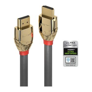 LINDY HDMI Kabel Ultra High Speed 1m, Gold Line