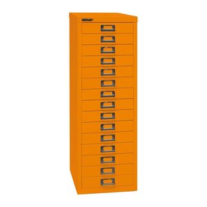 BISLEY MultiDrawer™ L3915 Schubladenschrank kardinalrot 15 Schubladen 27,8 x 38,0 x 85,7 cm, 1 St.