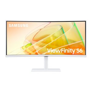SAMSUNG ViewFinity S65TC S34C650TAU Curved Monitor 86,0 cm (34,0 Zoll) weiß